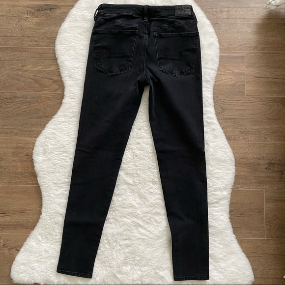 American Eagle Outfitters Black Hi-Rise Jeggings - Picture 3 of 5